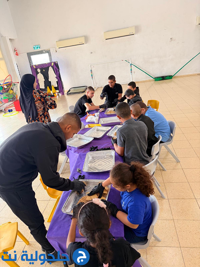 يومًا مميزًا للتطوع بمشاركة جميع الطلاب في مدرسة اورط التكنولوجية العربية الرملة